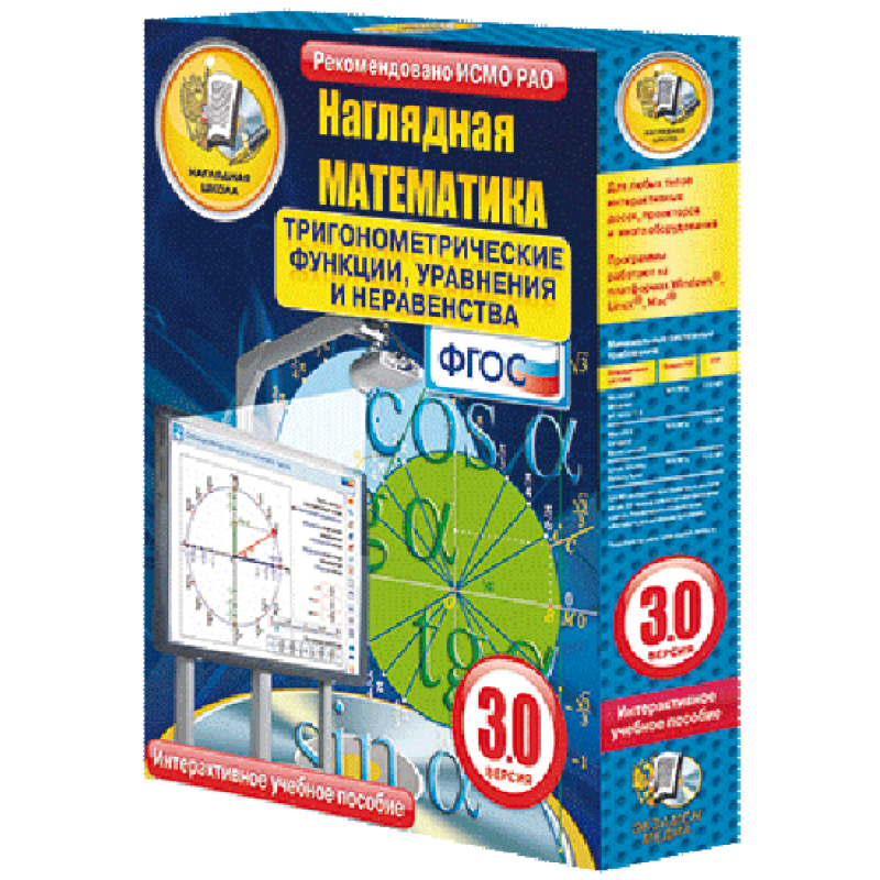 Интерактивное учебное пособие "Наглядная математика. Тригонометрические функци"