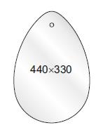 Зеркало. Размер: 440*330 мм