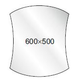 Зеркало. Размер: 600*500 мм