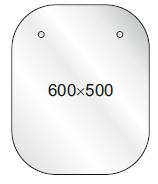Зеркало. Размер: 600*500 мм