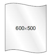 Зеркало. Размер: 600*500 мм