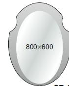 Зеркало. Размер: 800*600 мм