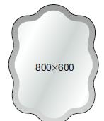 Зеркало. Размер: 800*600 мм