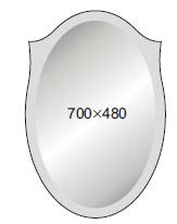 Зеркало. Размер: 700*480 мм