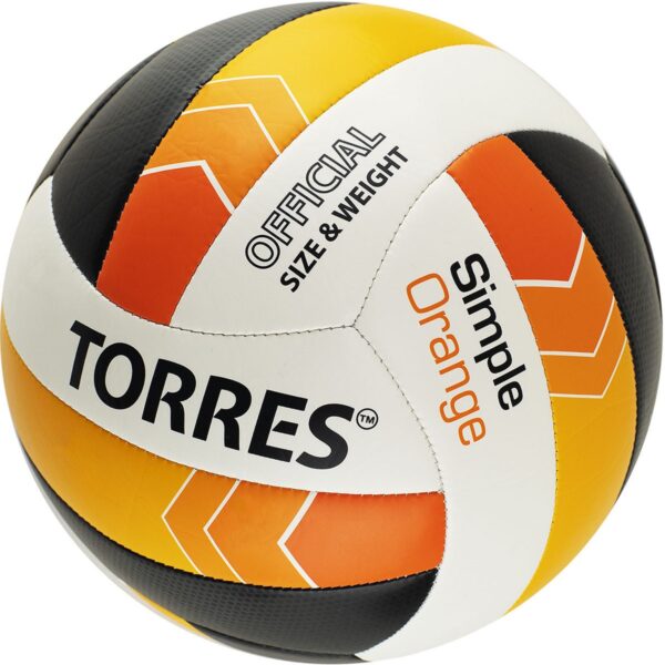 Мяч волейбольный TORRES Simple Orange размер 5