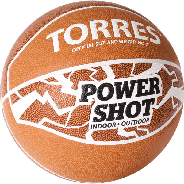 Мяч баскетбольный TORRES Power Shot размер 7