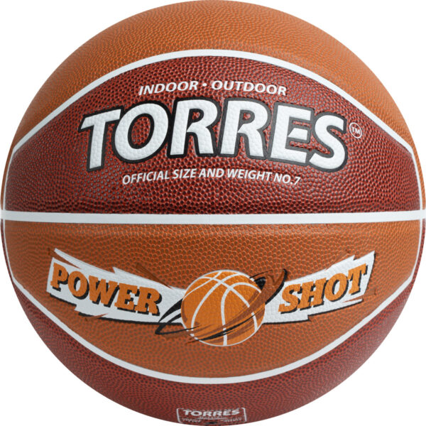 Мяч баскетбольный TORRES Power Shot размер 7