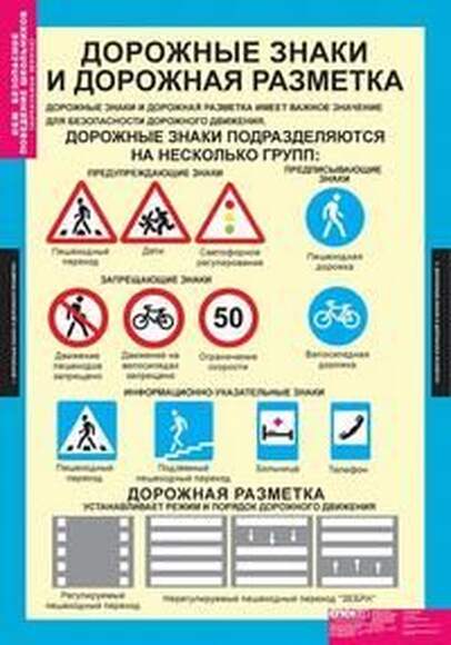 Таблицы демонстрационные "Безопасное поведение школьника" (начальная школа)