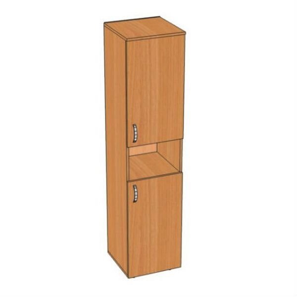 Шкаф для документов узкий 402х414х1962 мм