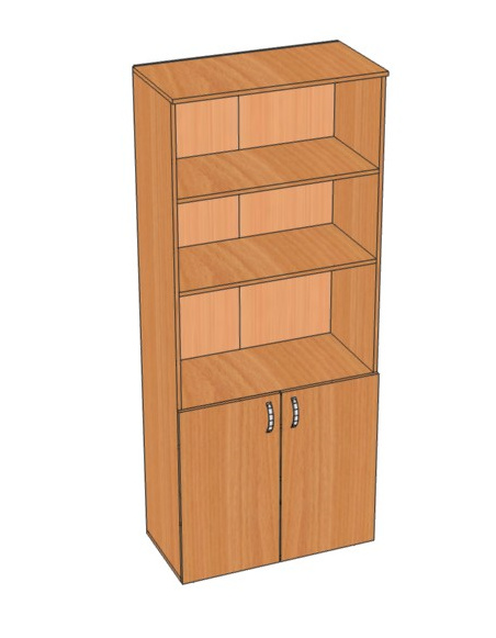 Шкаф канцелярский (802х414х1962мм)