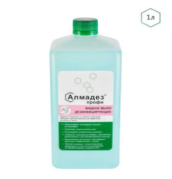 Алмадез - Профи 1,0л, жидкое мыло (твердый флакон с крышкой)