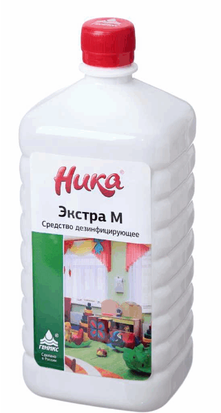 Ника-Экстра М объем 1,0л, средство дезинфицирующее с моющим эффектом