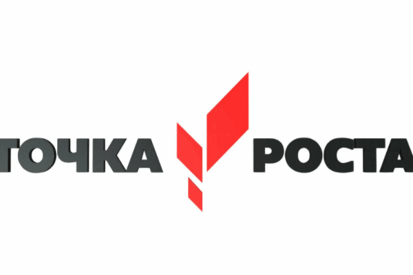 Псевдообъемные буквы "Точка роста" (высота буквы 11,5 см)