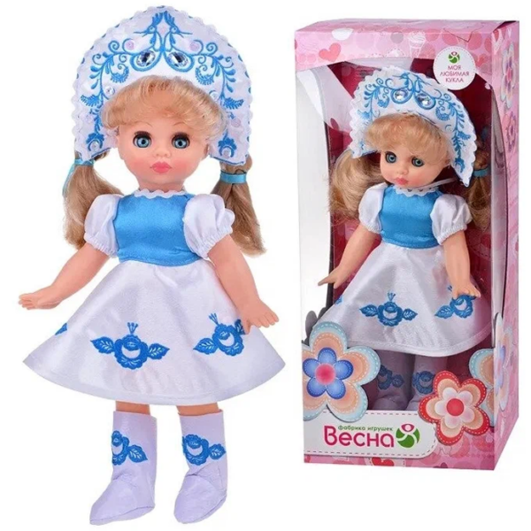 Кукла "Эля Гжельская красавица"