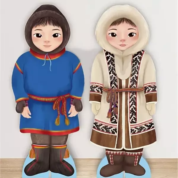 Демонстрационные деревянные фигурки «Илко и Альва. Мы с Севера»